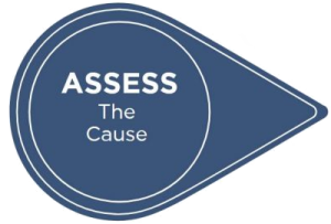 assess the cause